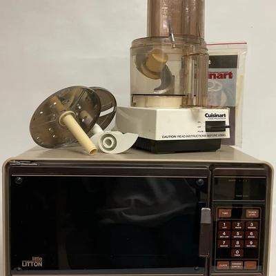 “Little Litton” Microwave and “Cuisinart” Food Processor