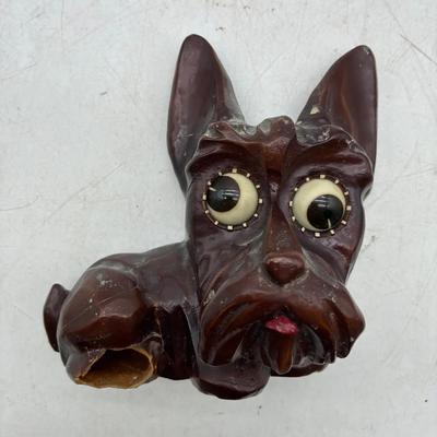 Vintage Oswald Figural Dog Clock — Germany