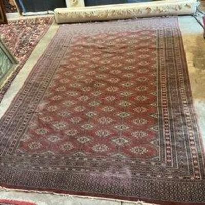 Vintage Hand Knotted Wool Bohkara Area Rug