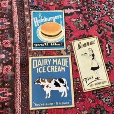 Collection Of Faux Antique Metal Signs