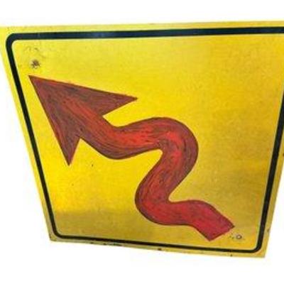Vintage Metal Street Sign