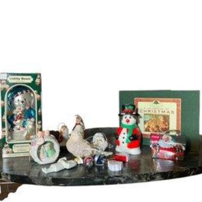 Lot Of Assorted Christmas Decor