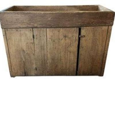 Antique Country Primitive Dry Sink Cabinet