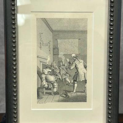 Framed, Small Print by W. Hogarth