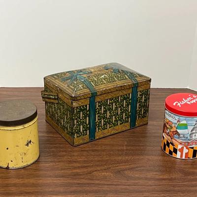 Antique Tin Box 