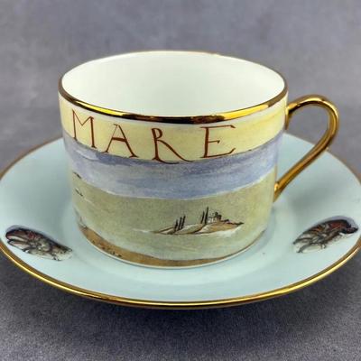 Limoges, “MARE” French Porcelain Teacup & Saucer