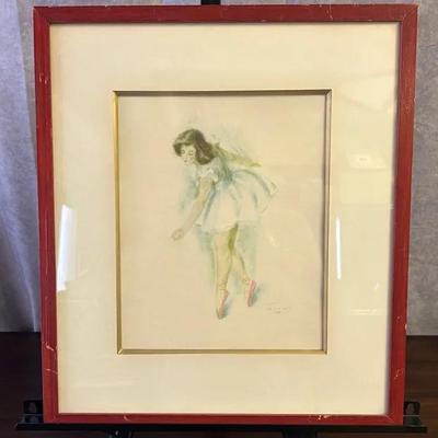Gisbert Solar - Vintage Framed Tap Dancer Print