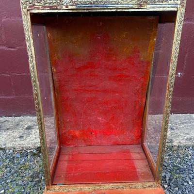 Antique Wooden Burmese Temple Display Box