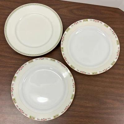 2 Noritake & 1 C. Ahrenfeldt Porcelain Plates