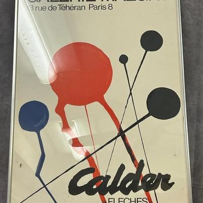 Framed Large French Advertisement 