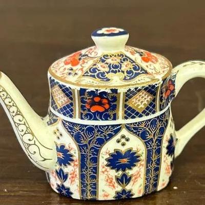 Mini 2” Porcelain Tea Pot Trinket 