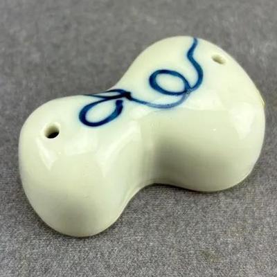 Japanese Vintage Blue & White Porcelain Water Dropper