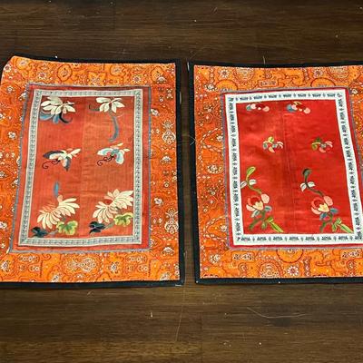 Chinese Hand Embroidered Silk Textiles 