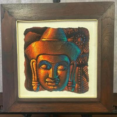 Framed Signed Thai Original Buddha Painting