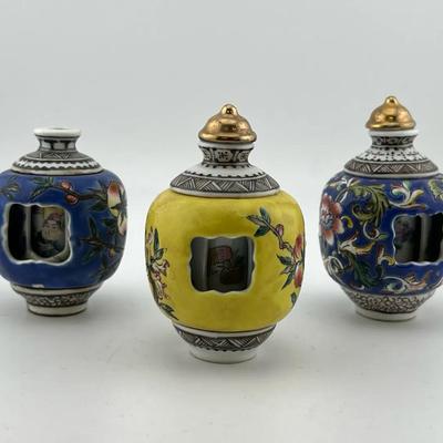 Chinese Porcelain Snuff Bottles 