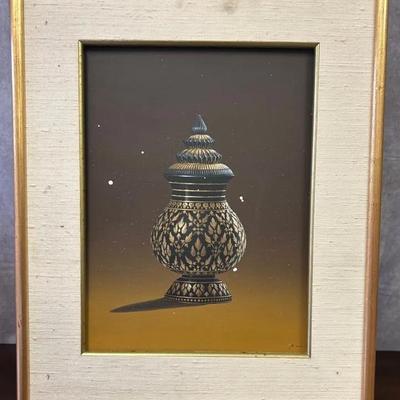 Southeast Asian Framed Original Still Life Painting