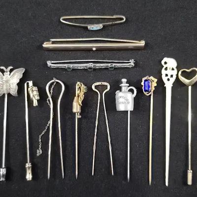 Men's Tie Pins And Clips