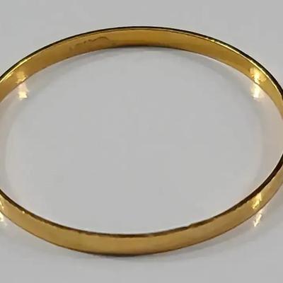 18K French Gold Band
