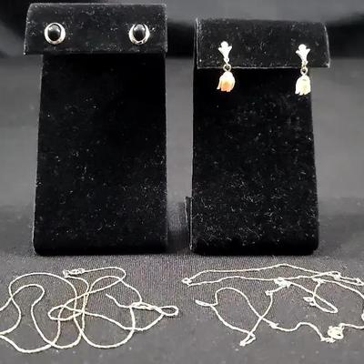 14K Earrings And Necklaces