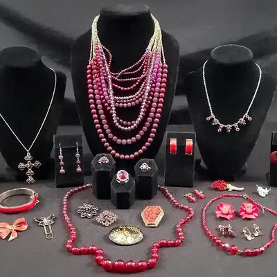 Red Themed Jewelry 