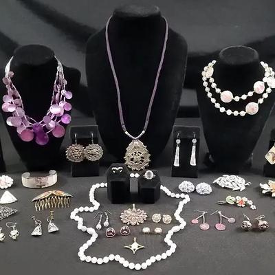 Pink And Purple Themed Jewelry 