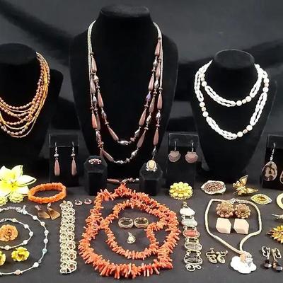 Orange And Yellow Themed Jewelry 