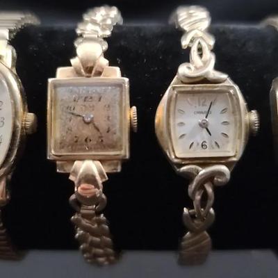 14K Driva Genere Watch With Other Ladies Watches 