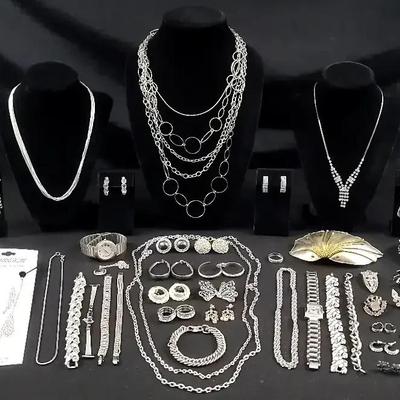 Silver Tone Jewelry 