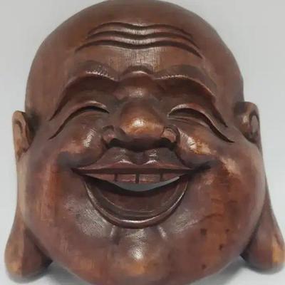 EHE009- Laughing Buddha Mask