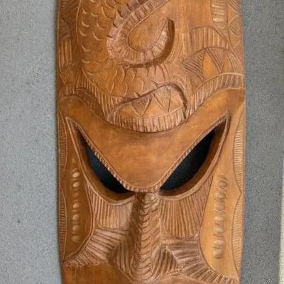 EHE051 Fijian Tiki Tribal Mask 