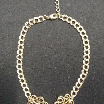 EHE146 - Myrna Lee Chang 17" Gold-Toned Chain Necklace 