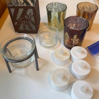 EHE059 - Multi lot of assorted candle holder decoration 