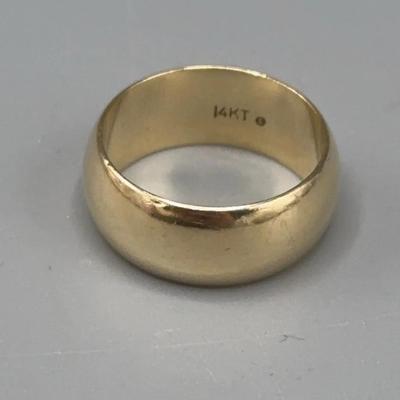14k Gold Wedding Band 
