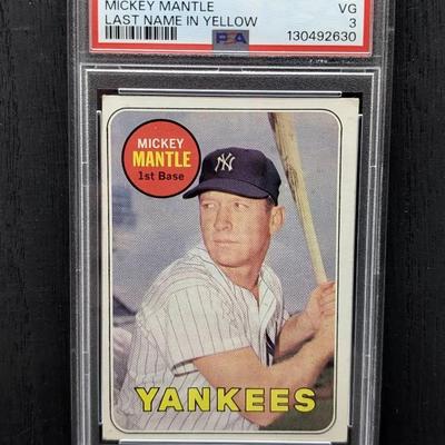 1960 Topps Mickey Mantle #500...PSA 3