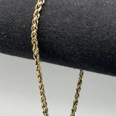 10 K Gold Rope Bracelet