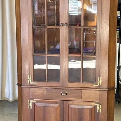 Early American Corner Cabinet
