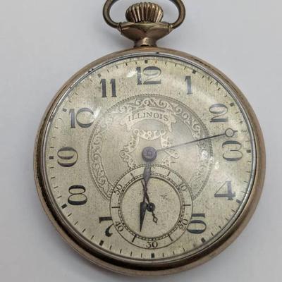 1920's Illinois Pocket Watch....Running