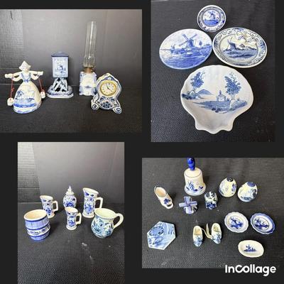 Vintage Delfts Blue And White Minis And Other