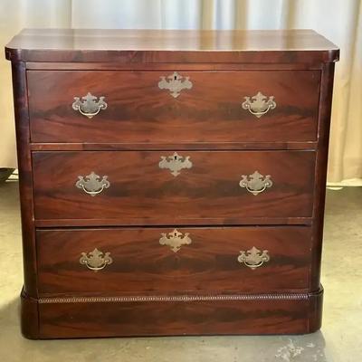 Antique Three Drawer Chest Of Drawers