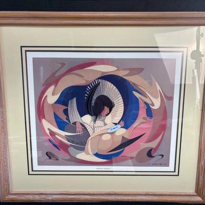 Oscar Howe Limited Edition Print “Double Woman”