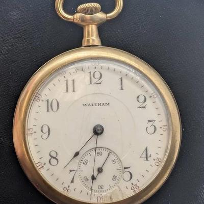 Antique American Waltham Pocket Watch w/ Fob... Running 