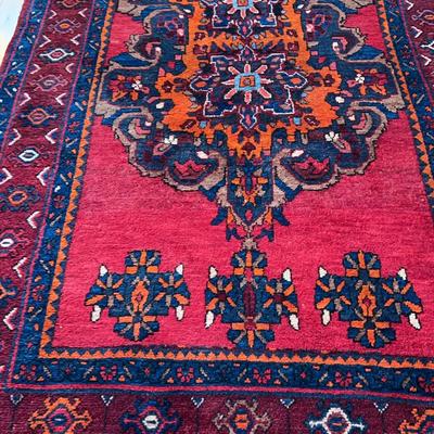 Hand Knotted Iranian Tribal Persian Rug 4’11”W X 8’7”L 