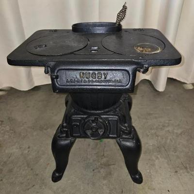 Antique Cast Iron Rugby Stove