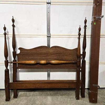 Vintage Full Bed Furniture 4 Post 