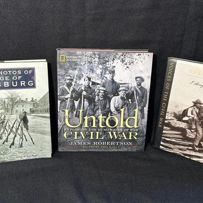 3 Civil War Books 