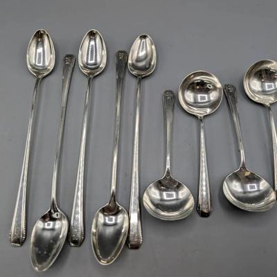9 Pcs. Towle Sterling Silver Flatware...Cascade Pattern 