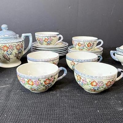 Vintage Luster ware Bone China Mini Tea Set 
