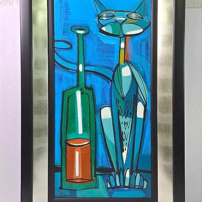 David Le Batard As Lebo Embellished Print “The Night We Fell In Love”