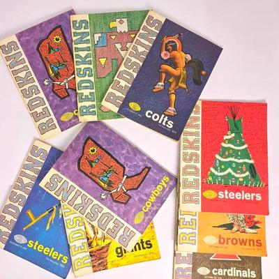 Vintage Washington Redskins Programs 1964-1965
