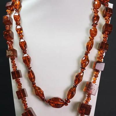 Baltic Amber Bead Necklaces - 28" & 30"